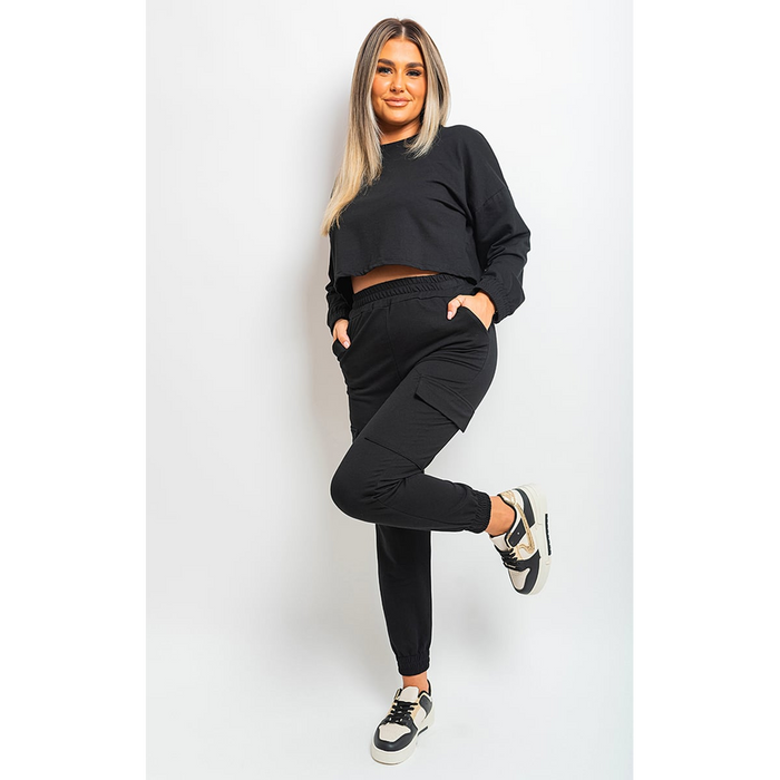 Crop Top & Cargo Joggers Co-ordinates - Trendy, Versatile, & Stylish Sets for Fashion-Forward Individuals