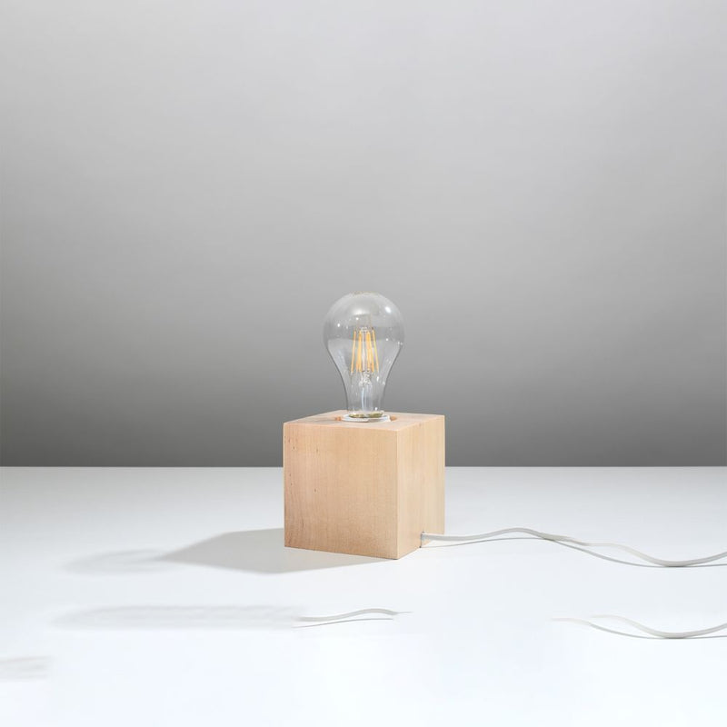Premium Scandinavian Wooden Desk Lamp - High Quality, Stylish Design, E27 Socket