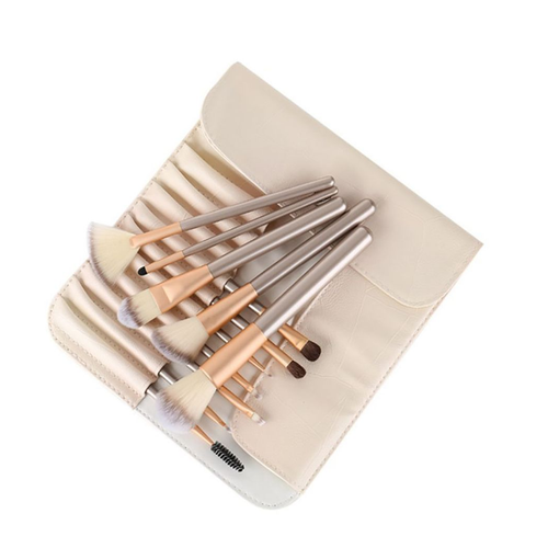 Corrugated nylon brush rice white cosmetic brush