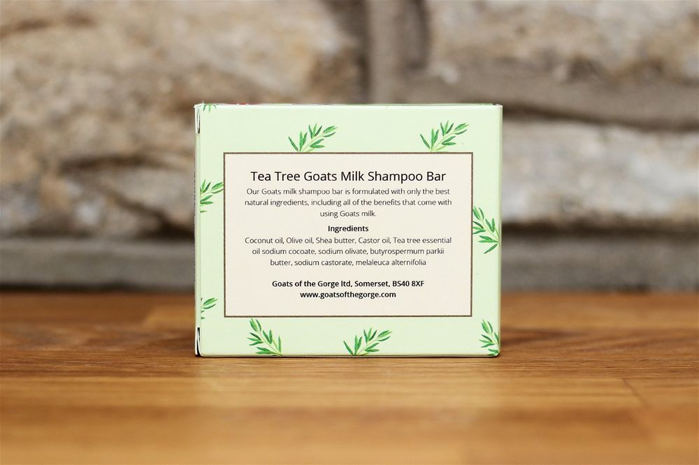 Premium Goats Milk Shampoo Bar | Tea Tree Oil | Moisturizing & Rejuvenating | Best Quality