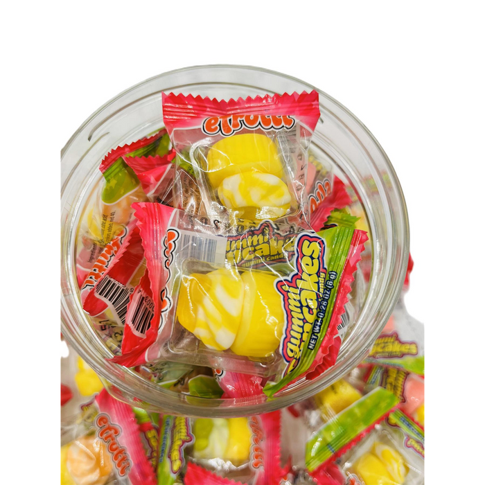 Efrutti Cupcake Jar - Fruit Flavour Gummies Packed in a Jar - Imported from USA - Date Assured Stock - 360g - Best Quality