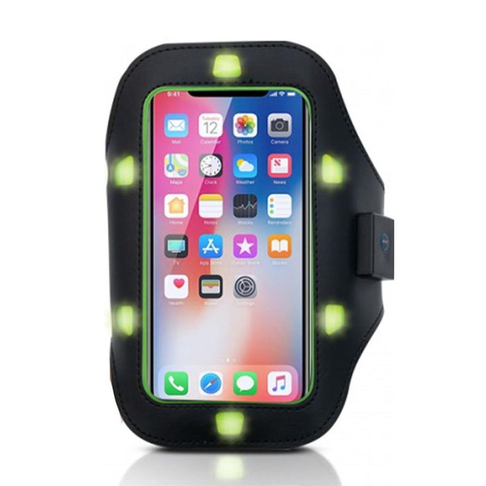 High-Visibility Aquarius LED Sports Armband for Smartphones