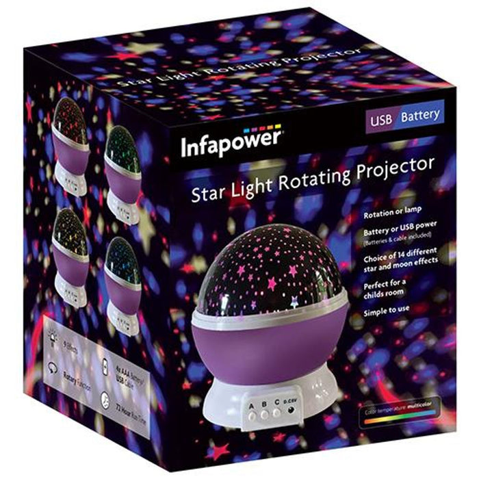 Premium Infapower Star Light Projector: High-Quality, Dazzling Rotating Stars, Perfect for All Ages