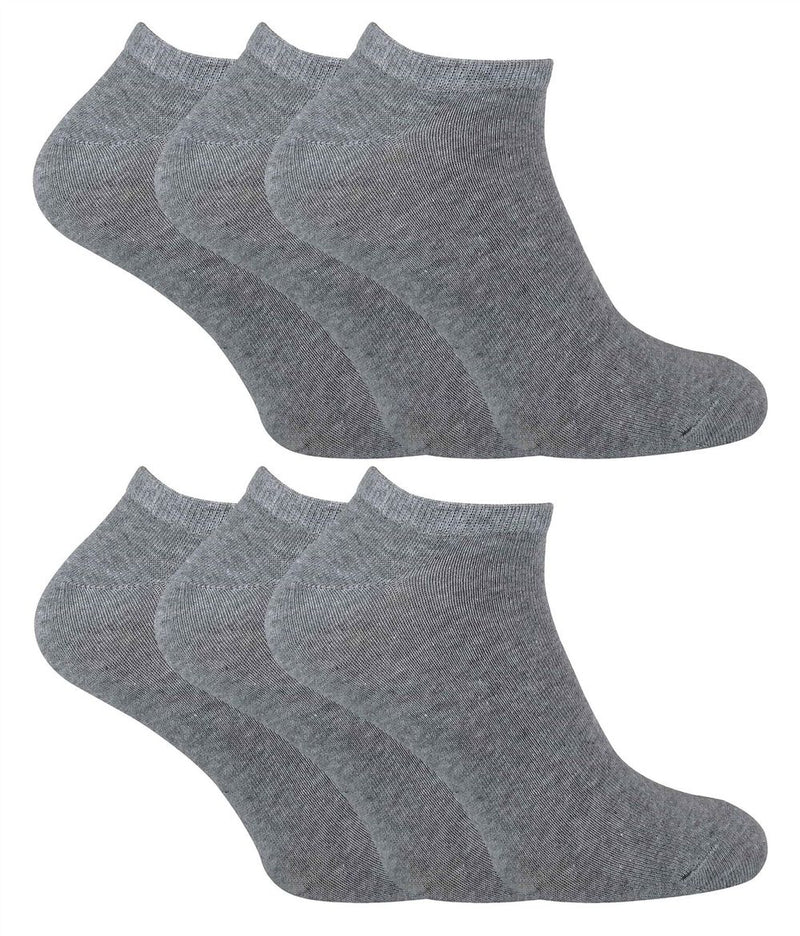 Cihat 6 Pack Cotton Trainer Socks