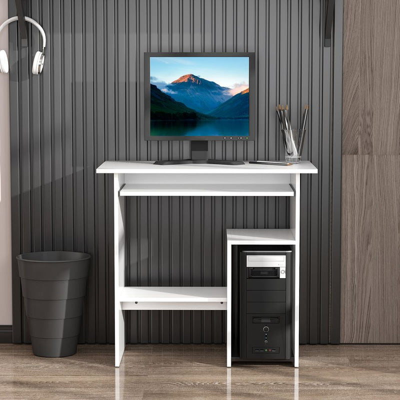 Computer Desk, 73.5H cm-White