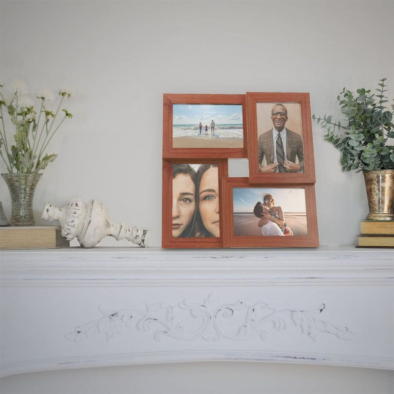 Multifunctional Oak Wood Photo Frame | 6"x4" | M&W