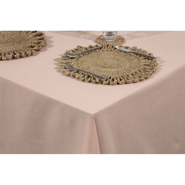 Premium Jute Star Placemats - Natural - Set of 2 - 36x36cm