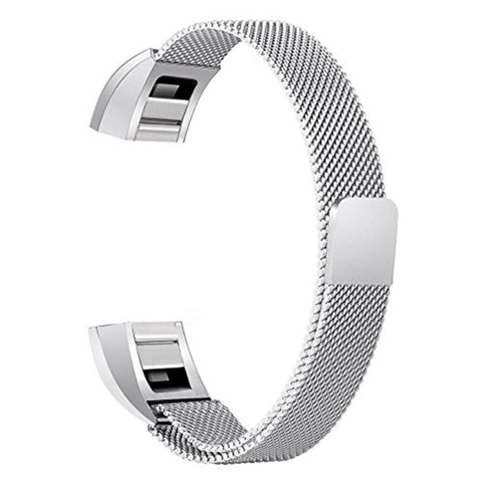 Aquarius Milanese Fitbit Alta Replacement Strap - Silver