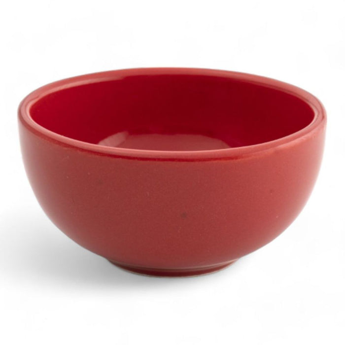 Ceramic Snack&Dip Bowl Matrix Red 8cm