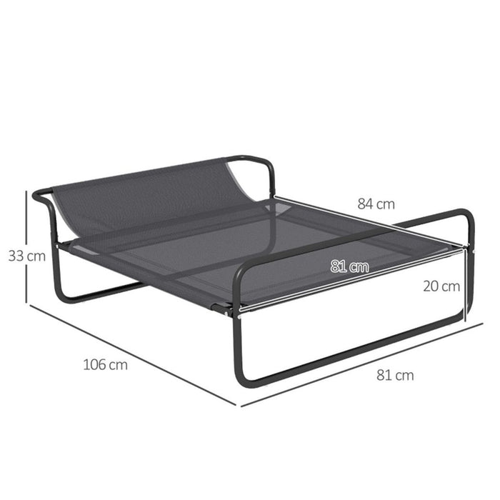 Pet Bed - Black 33H x 106L x 81Wcm