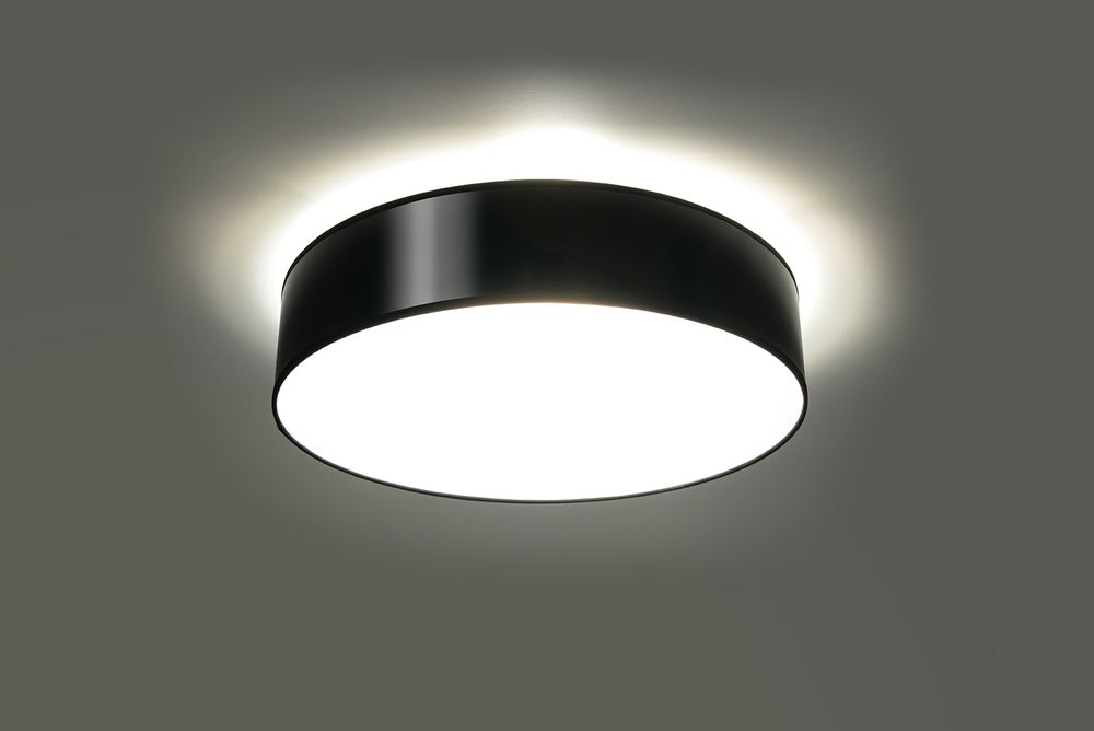 ARENA Black Round Loft LED Wall Lamp - High-Quality & Stylish E27 Design