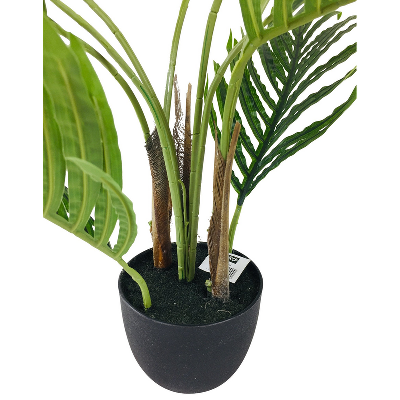 Realistic 65cm Artificial Palm Tree - High Quality, Detailed Design - Ideal for Indoor or Outdoor Use - Limited Stock