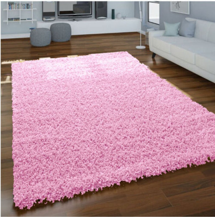 BABY PINK SHAGGY RUGS 160 X230