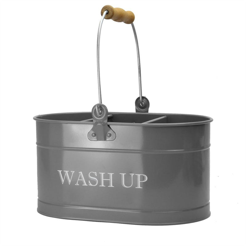 Wash Up Tidy Grey | M&W - Easy Cleaning Solution - Durable & Stylish - 3 Compartments - Rust-Resistant
