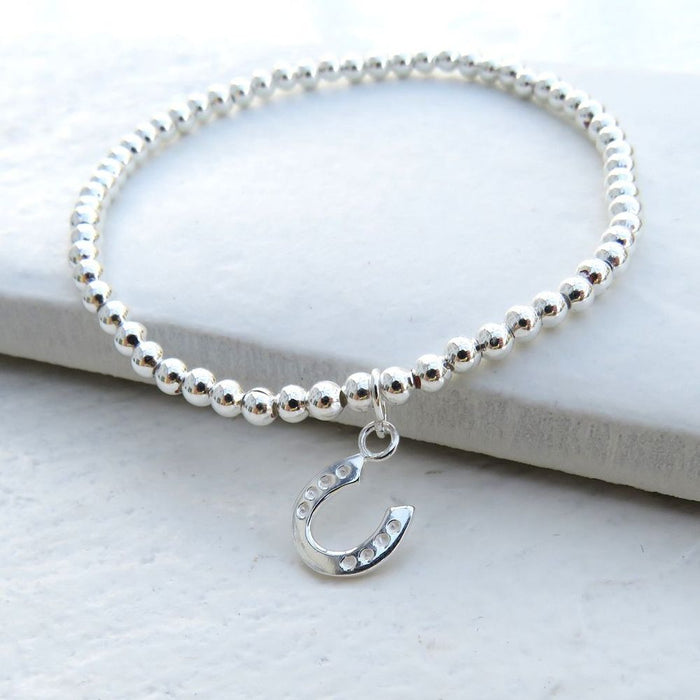 Silver Beaded Mini Charm Bracelet | Ideal Birthday or Christmas Gift