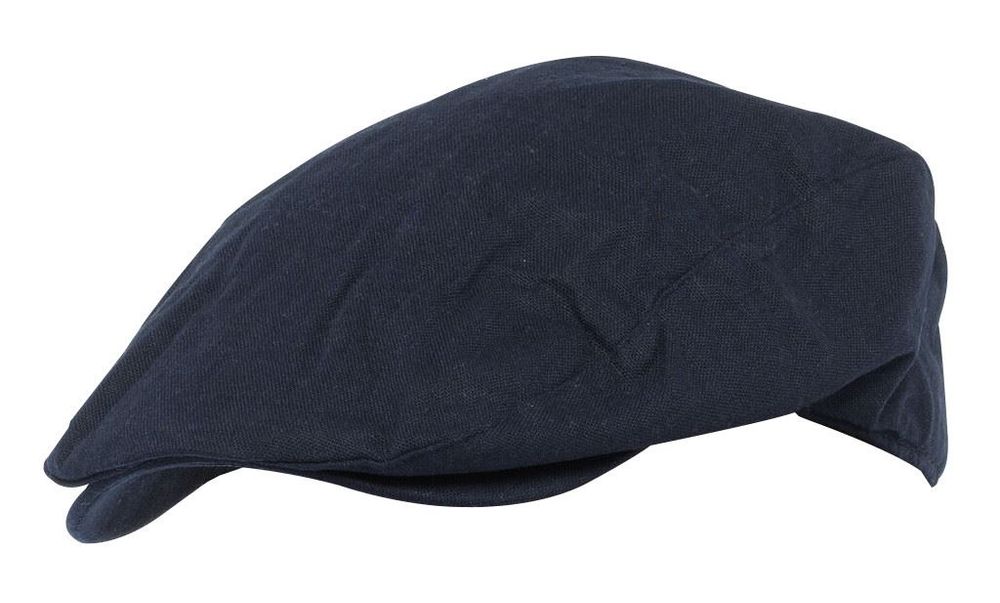 Mens Cotton Linen Flat Cap Hat