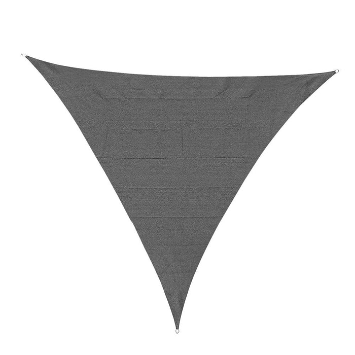 Premium HDPE Triangle Sun Shade Sail | 5x5x5m | UV Block | Charcoal