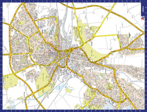 A to Z Map of Lincoln 1000 Piece Jigsaw Puzzle