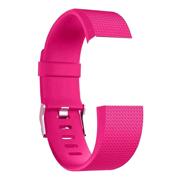 Fitbit Charge2 Classic Replacement Straps, Adjustable Metal Clasp, HotPink