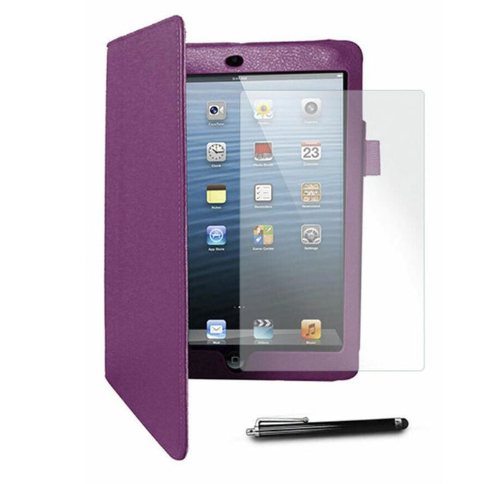 Premium Purple PU Leather Wallet Case for Pad Air - Lightweight & Protective