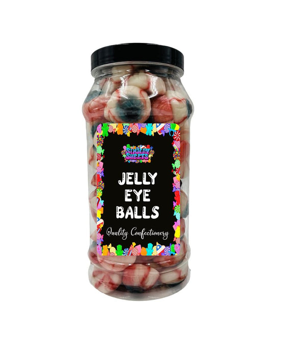 Jelly Eyeballs Gummy Sweets in Gift Jar - Retro, Delicious, High-Quality Candy