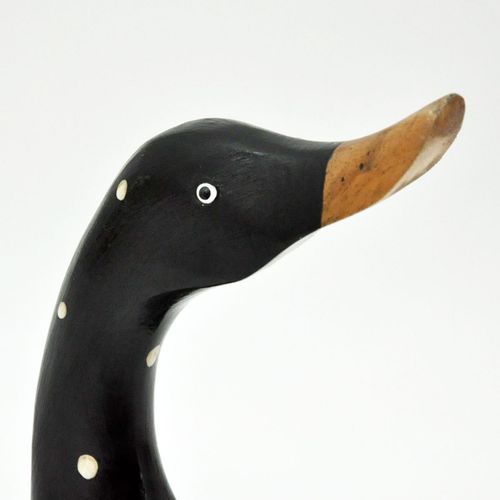 45cm BLACK DUCK WHITE SPOTS