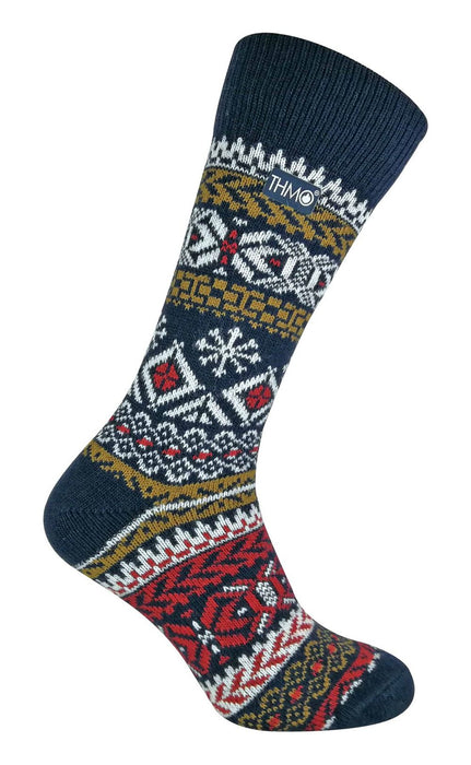 THMO - Mens Festive Socks (Wool Thermal, Funky Patterns)