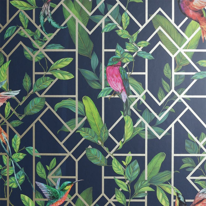 Premium Navy/Gold Tropical Deco - High-Quality & Attention to Detail