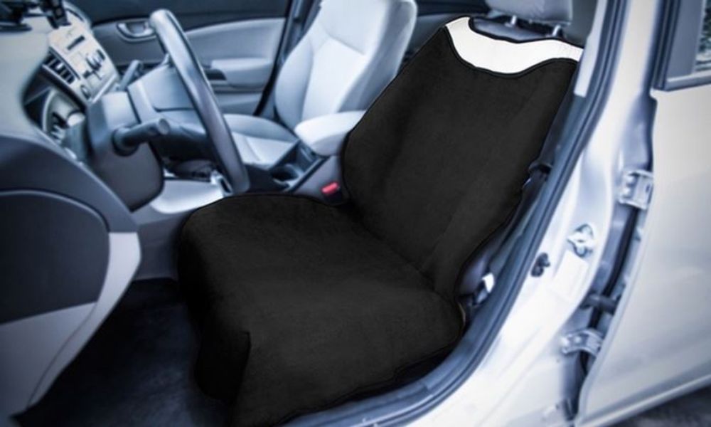 2 Pack Sweat-proof Car Seat Cover - Black