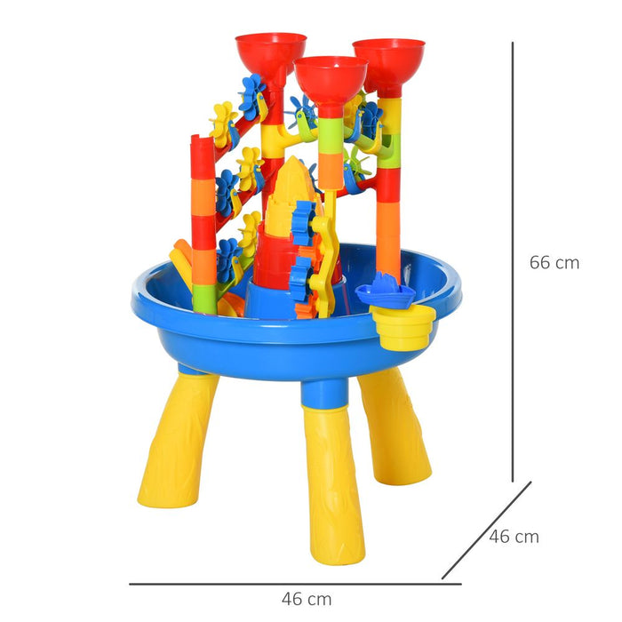 Water Table 30 pcs Waterpark Beach Toy Set Outdoor Sand Playset