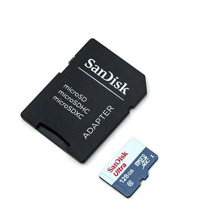 SanDisk Ultra 128 GB - microSDXC Card: Class 10, Fast Transfer, Waterproof, Shockproof
