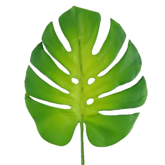 Premium Set of 6 Artificial Monstera Leaves - Lifelike and Versatile for Stunning Décor