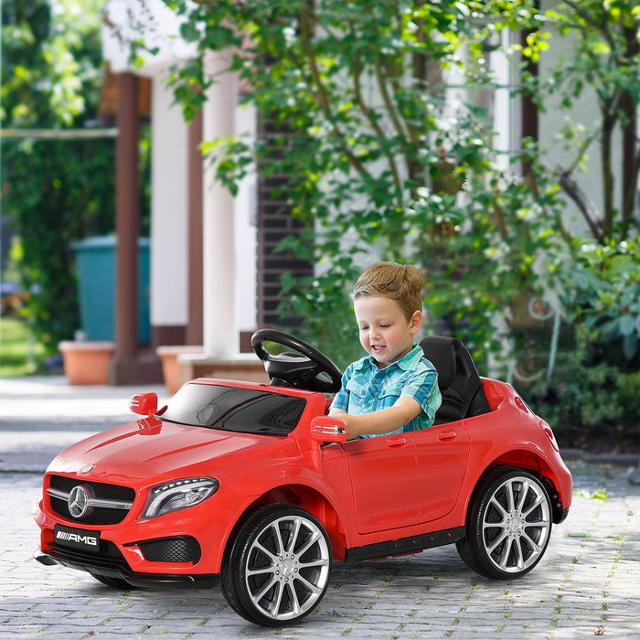 Licensed Mercedes Kids Ride On Car | Remote Control, Music, Lights | Red