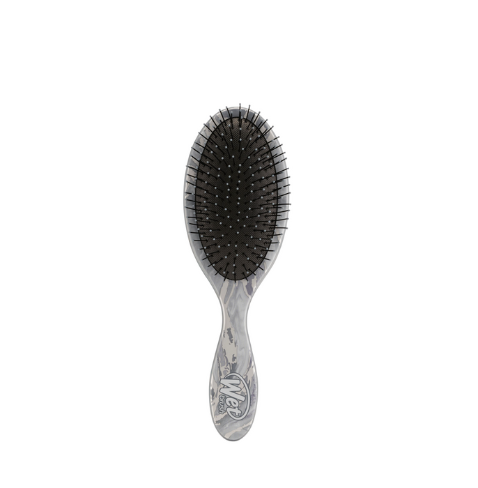 WetBrush Original Detangler Metallic Marble Collection Silver