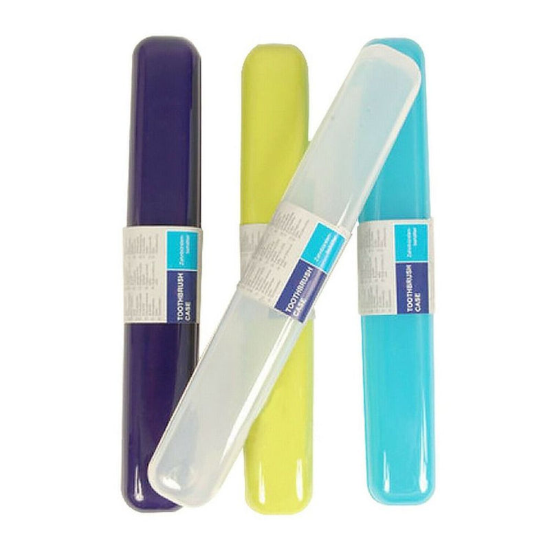 Edco Light And Portable Plastic Assorted Colour Toothbrush Travel Holder