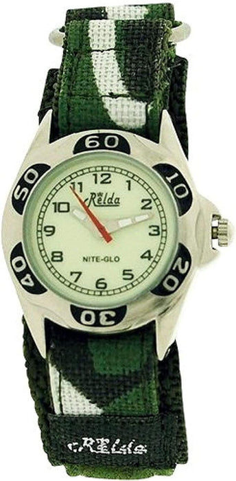 Relda Kids Nite-Glo Camo Easy Fasten Watch REL64