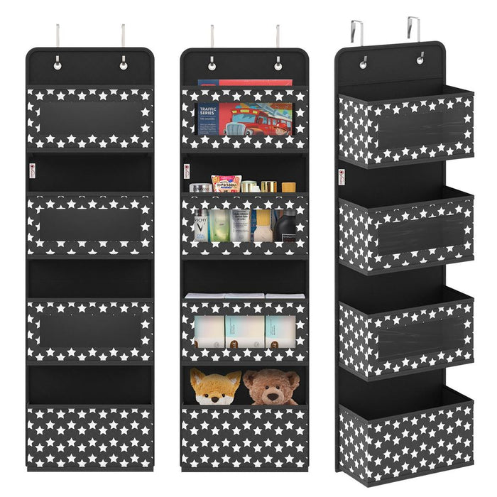 VINSANI 4TIER BLACK HANGING ORGANISER 1010278