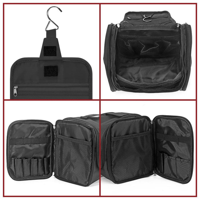 VINSANI TOILETRY BAG BLACK 1010181 - Organize Your Travel Essentials with Ease - Perfect for Road Trips, Vacations, and More!