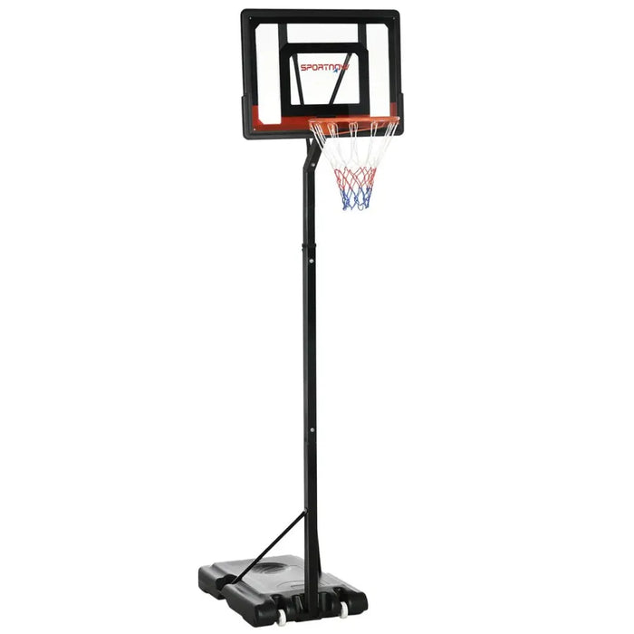 Premium Portable Basketball Hoop and Stand - Adjustable Height, Weighted Base, Easy to Move - High-Quality Materials