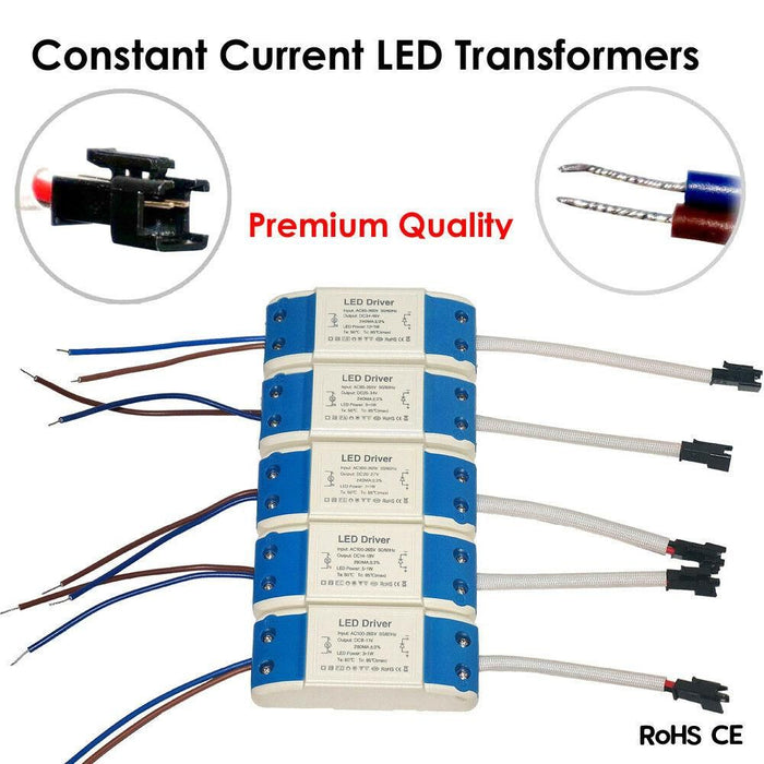 3W/5W/7W/9W/12W/18W/24W/36W Constant Current LED Power Supply Electronic Driver