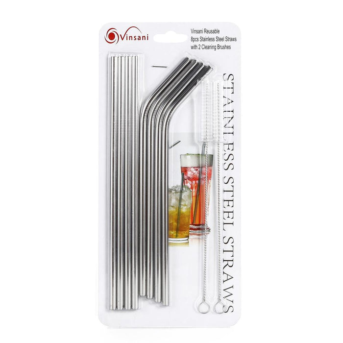 Premium Stainless Steel Straws - Durable & Eco-Friendly