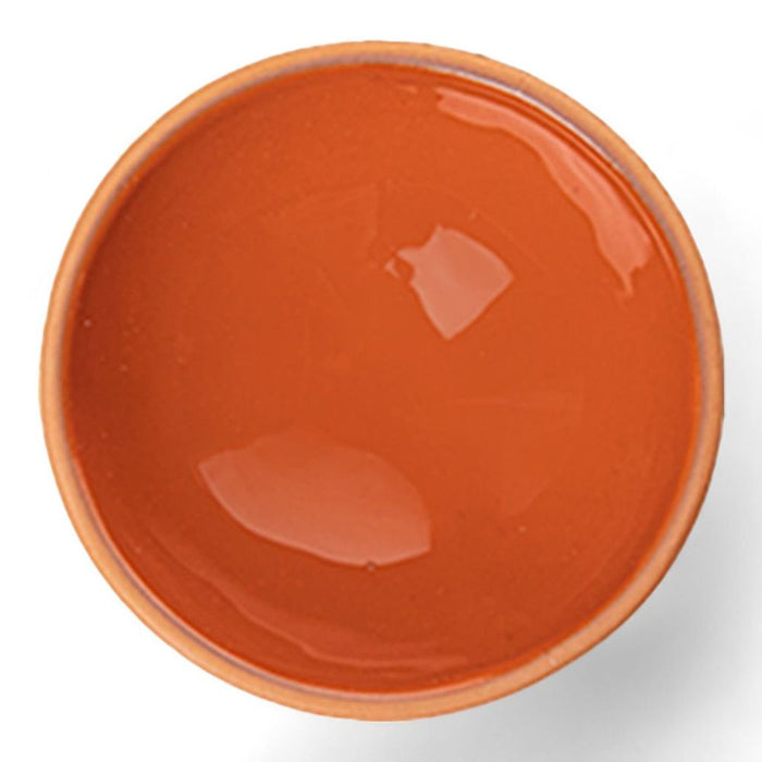 Handmade Ceramic Bowl Moroccan Orange 8cm