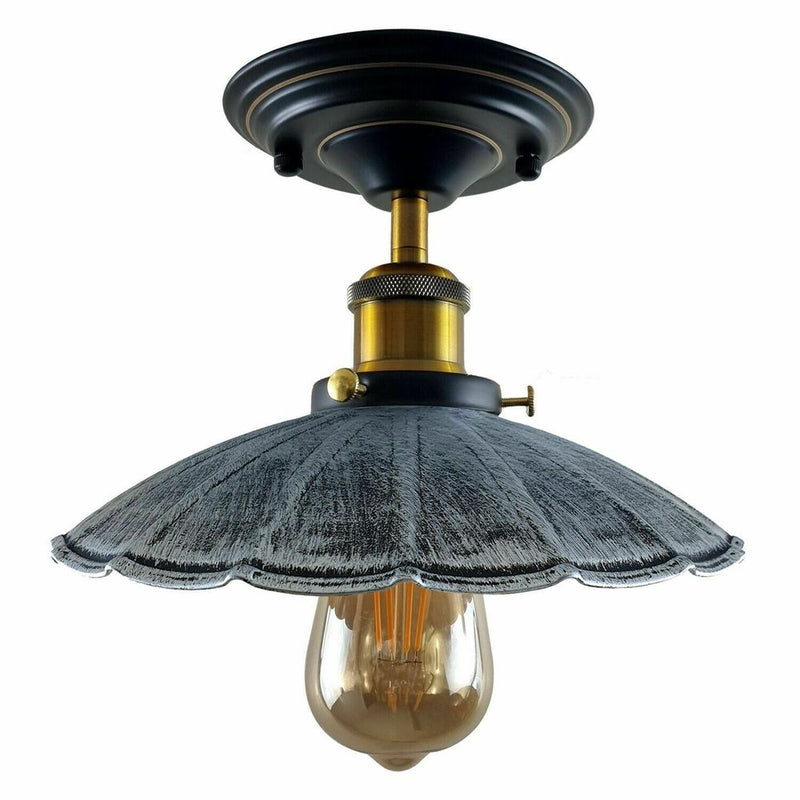 Modern Industrial Retro Loft Metal Ceiling Light Indoor Light Fitting Kitchen