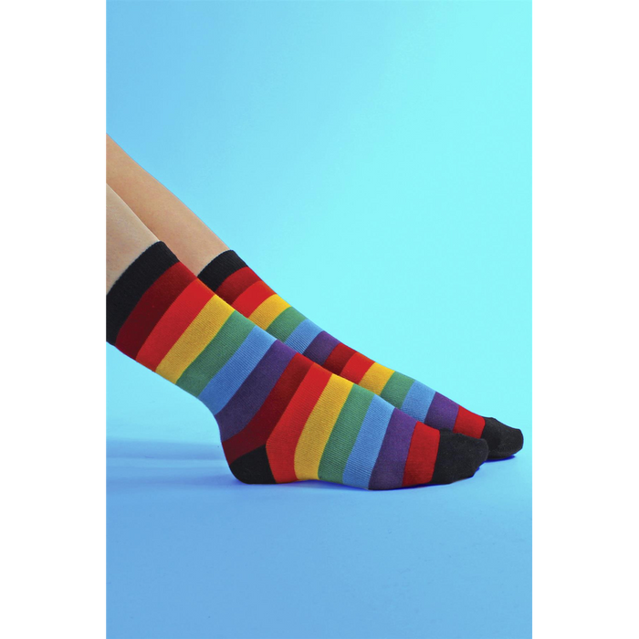 Kids 3 Pack Rainbow Socks