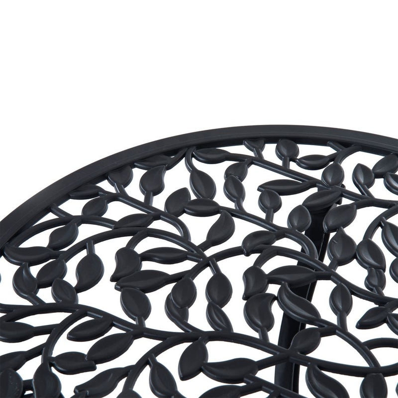 Premium Cast Aluminium 3-Pcs Bistro Set: Elegant Design, Durable Construction - Perfect for Any Outdoor Setting