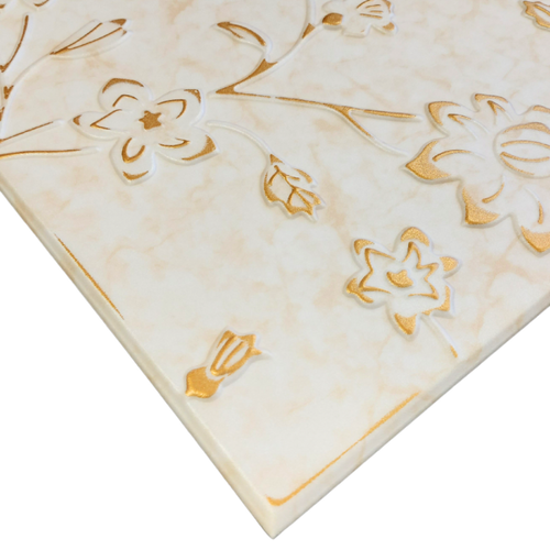 Gold Flowers: Decorative Ceiling & Wall Panels - 2m2 (21.52 sqft) - 8 Panels