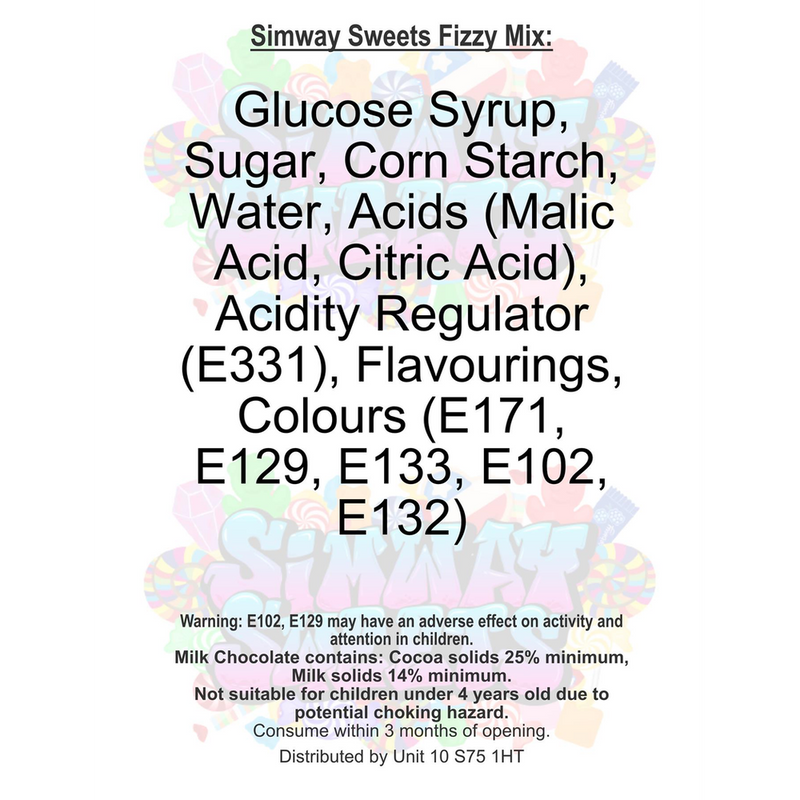 Get Well 3kg Jar - Fizzy Mix Candy Sweets