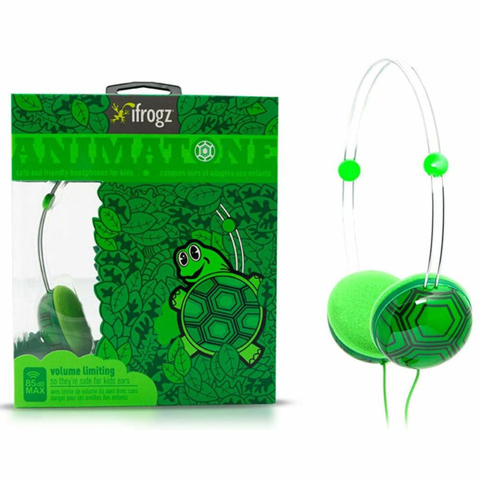 Ifrogz Animatone Turtle Headphone - Green