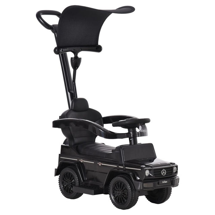 Benz G350 Ride-on Sliding Car Floor Slider Stroller Kids Vehicle, Black HOMCOM