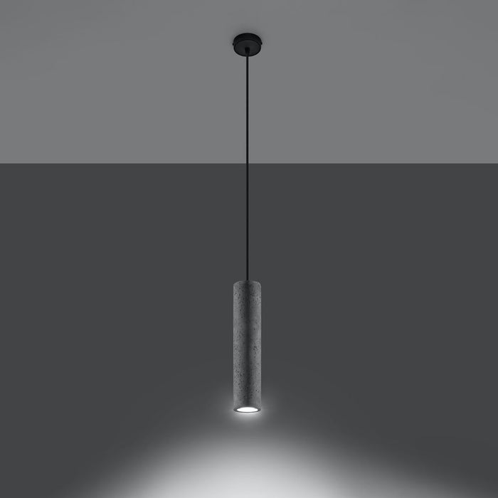 Industrial Pendant Lamp - Concrete Luvo Design - High-Quality GU10